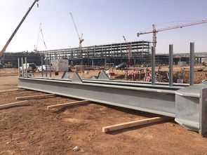 沙特北部公用工程項目鋼結構開始安裝